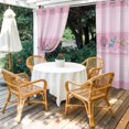 thumbnail image 4 of Outdoor Curtains for Patio Waterproof, Pink Summer Coastal Outdoor Privacy Panels Grommet, Modern Ocean Waves Starfish Shell Blackout Outside Curtains for Porch/Cabana/Pergola/Gazebo 54"x95", 1 Panel, 4 of 8