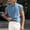 Light Blue, variant on DagobertNiko Cotton Tank Tops for Men Cap Sleeve Shirts Cropped Crewneck T Shirts Summer Casual Beach Vacation Wear