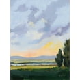 thumbnail image 2 of Munger, Pamela 12x14 Gold Ornate Wood Framed with Double Matting Museum Art Print Titled - Evening Skies III, 2 of 4