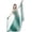 Dark Green White, variant on 98 x 47in Lightweight Imitated Silk Fabric Scarf Belly Dance Scarf Hand Scarf Veils Shawls