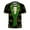 D#Green, variant on St Patricks Day Mens Shirt Round Neck Short Sleeve Tops 3D Print Funny T Shirt Irish Men's Novelty Shirts Casual Summer Tees