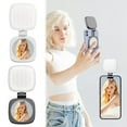thumbnail image 4 of 1Pcs Mini Selfie Fill Light with Mirror Portable Magnetic LED Video Photography F4G3 For Smartphones Rechargeable Tablets Light, 4 of 8