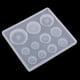 thumbnail image 5 of Kit de molde con forma de botón de silicona para joyería DIY y elaboración de resina 5 piezas, 5 of 8