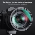 thumbnail image 3 of Filtro K&F CONCEPT Black Diffusion 1/4 52 mm para vídeo/foto, 3 of 8