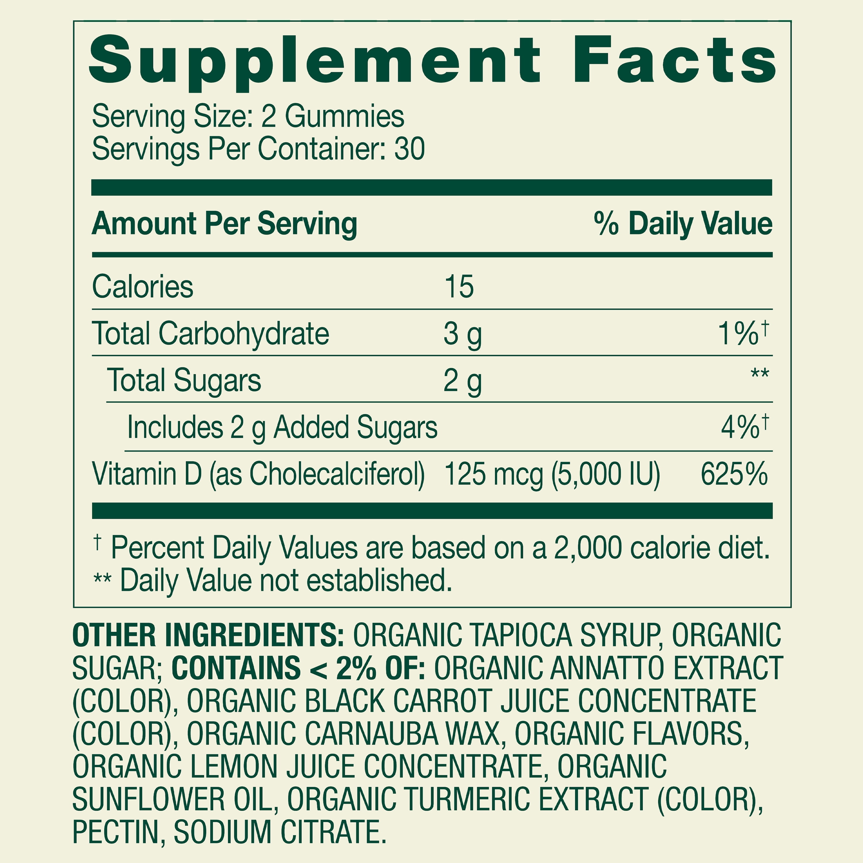 (4 pack) Spring Valley Extra Strength Vitamin D3 Supplement Vegetarian Gummies for Bone and Immune Health, 125 mcg (5000 IU), 60 Count