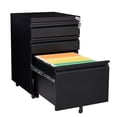 thumbnail image 5 of 3-Drawer Mobile Filing Cabinet with Lock, Office Storage Filing Cabinet, 5 of 6