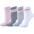 thumbnail image 2 of CoCoMangos Retro Striped Athletic Socks for Women Casual Cotton Ankle Socks Women 4 Pairs, 2 of 7