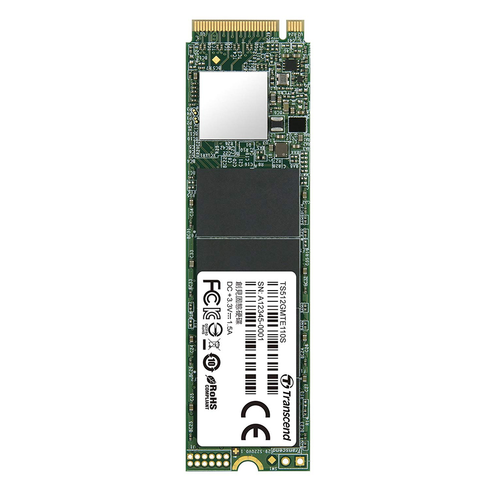 Transcend TS512GMTE110S 512GB PCIe SSD 110S - image 2 of 4