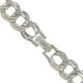 thumbnail image 4 of Ky & Co Silver Tone Oversized Thick Chain Choker Necklace Curb Link 18" Ladies Adult Female, 4 of 7