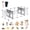 Plastic-18 panels, variant on Small Pet Exercise Fence Plastic-18 Panels For Rabbits Guinea Pigs Hamsters Ferrets Hedgehogs
