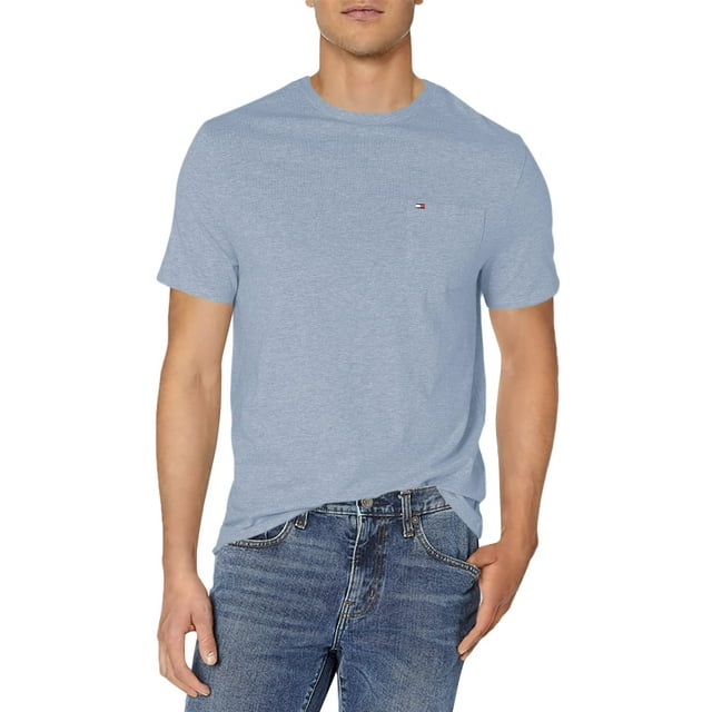 Camiseta Tommy Hilfiger Big and Tall para hombre Malaga Azul