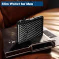 thumbnail image 2 of GASTROPOD Wallet for Men, Mens Minimalist Wallet 9-13 Cards, Slim Compact Wallet with Money Clip & ID Window, RFID Blocking Smart Pop Up Card Wallet, Metal Aluminum Credit Card Holder Bifold Wallet, 2 of 7