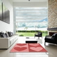 thumbnail image 6 of Ahgly Company Indoor Rectangle Patterned Ruby Red Area Rugs, 7' x 10', 6 of 6