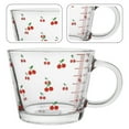 thumbnail image 1 of Glass Water Drink Cup Beverage Storage Cup Milk Container Kitchen Gadget, 1 of 8