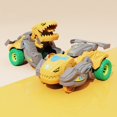 thumbnail image 4 of Deformed Dinosaur Car Deformable Portable Plastic Dinosaur Hit Deformed Car for Fun, 4 of 10