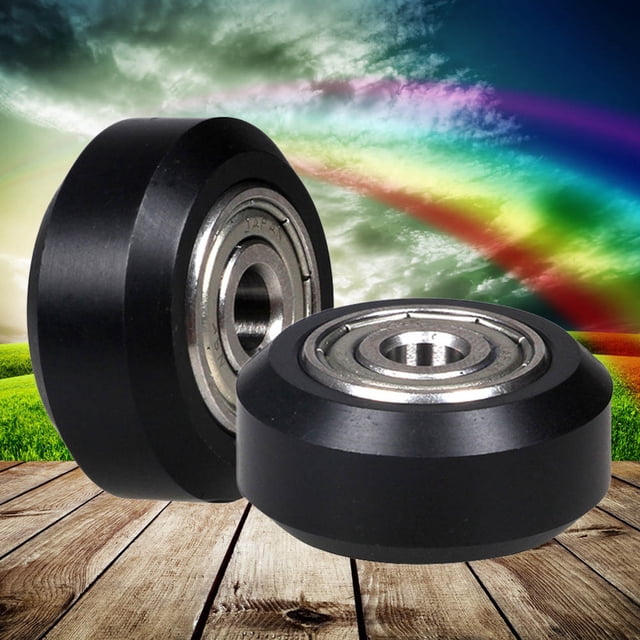 unbranded 4Ud Rodamiento De Bola Con Para Impresora 3D Polea Pom Resistente Y Negro