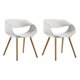 thumbnail image 1 of Sillas para Comedor 2 Piezas color Blanco Brang Vuja, 1 of 4