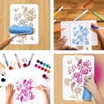 thumbnail image 6 of 1pc Bird and Flower Painting Stencil 11.69x8.27 Inch Reusable Art and Craft Stencils Hollow Out Drawing Painting Template for Painting on Wood Fabric Paper Walls Canvas Furniture, 6 of 7