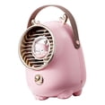 thumbnail image 1 of Ventilador de aire acondicionado portátil de poco ruido, tanque de agua de 250ml, USB, frío multifuncional Rosado mayimx Ventilador de aire acondicionado, 1 of 6