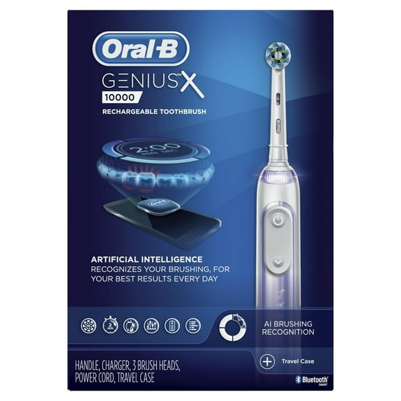 Oral-B GENIUS X 10000, Rechargeable Electric Toothbrush with Artificial Intelligence