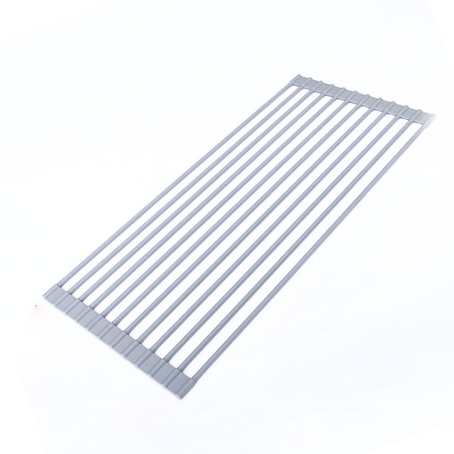 Rejilla para platos sobre fregadero, Rejilla para platos sobre fregadero Rejilla para secar platos Rejilla para secar platos plegable Salida de alta intensidad