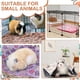 thumbnail image 4 of 4 Mantas Impermeables de Cobayas Ropa de Cama Lavable de Forro Polar de Animales Pequeños Revestimientos Absorbentes de Jaulas Almohadilla Reutilizable de Orinar, 4 of 6