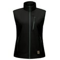 thumbnail image 5 of Little Donkey Andy Women's Windproof Sleeveless Jacket for Hiking Travel Golf Lightweight Fleece lined Softshell Vest Black XS, 5 of 8