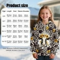 thumbnail image 7 of Pzuqiu Cow Print Boys Hoodies Sweatshirts Size 4-5 Personalized Boys' Fashion Hoodies & Sweatshirts Lightness Soft Fall Outerwear Versatile for Outdoor Activities, 7 of 7