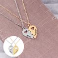 thumbnail image 1 of Exquisite Girls Friendship Necklace Split Hollow Heart Shape Pendant Jewelry, 1 of 8