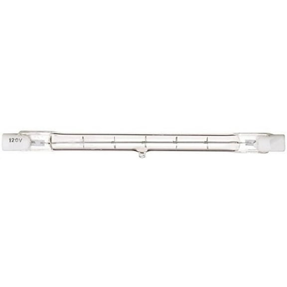 Satco S3495 - 200 watt; Halogen; T3; Clear; 1500 Average rated Hours; 3400 Lumens; Double Ended base; 118mm; 120 volts