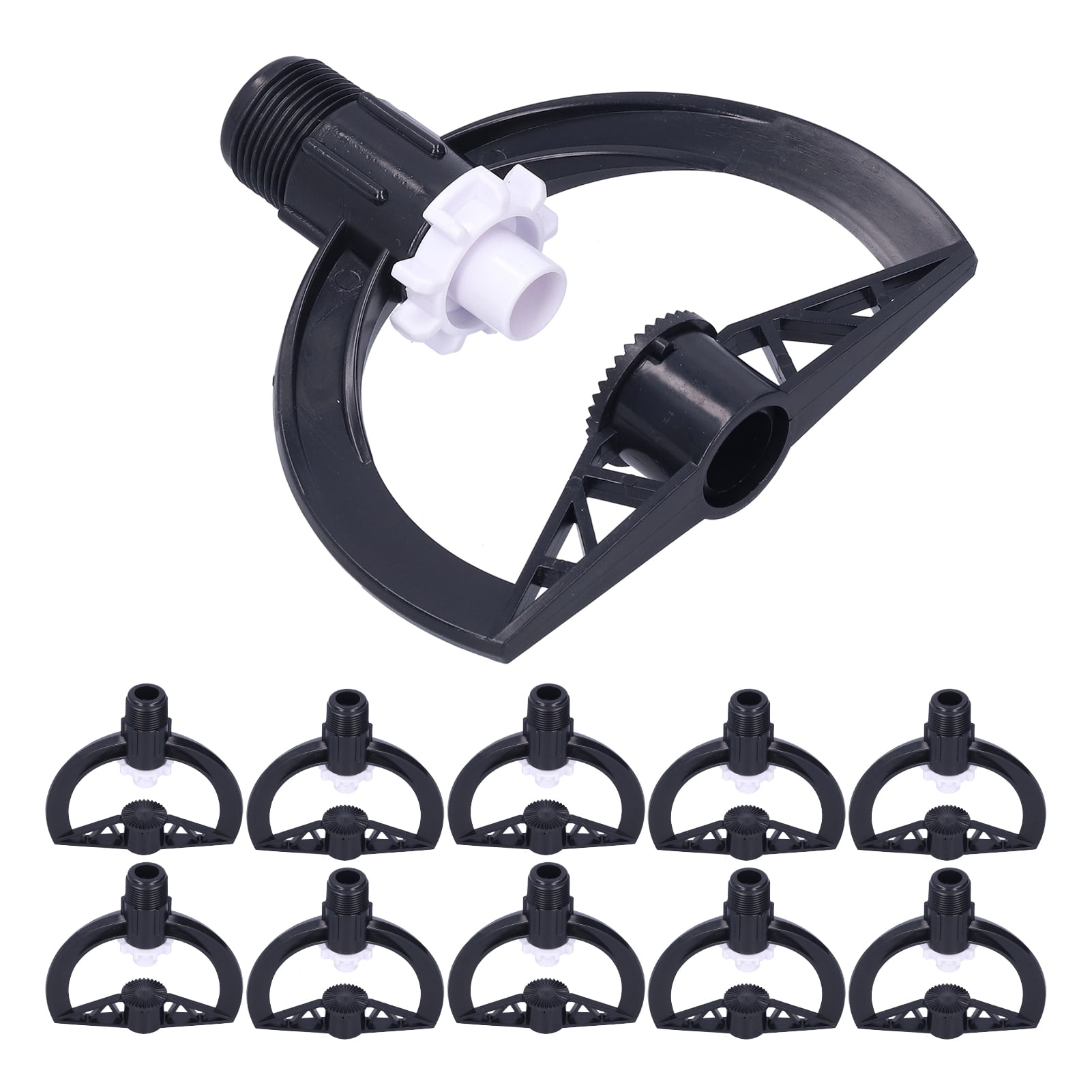 10Pcs Rotating Impact Sprinkler G3/4 Male Thread For Garden Lawn Greenhouse Irrigation