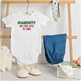 thumbnail image 3 of Christmas Naughty Too Cute To Care Romper Boys or Girls Infant Baby Brisco Brands 12M, 3 of 6