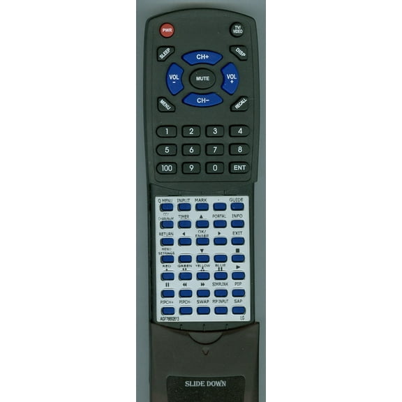 Replacement Remote for LG AGF76692613, AKB73755414, 32LN549, 39LN549E, 42LN549E, 55LN549E, 32LY570H, 32LY560H, 39LY570H, 39LY560H, 42LY570H, 47LY570H