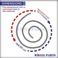 thumbnail image 2 of Whole Parts Range/Oven Door Seal (Including 34 Mounting Clips) Part# 000042-000 - Replacement & Compatible with Some Viking Ranges or Ovens, 2 of 7