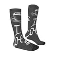 thumbnail image 4 of Lsque I Love Coffee Printed Crew Socks Men's Women's LightWeight Thin Casual Calf Socks ,Knee High Socks,Cotton Socks, 4 of 9