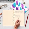 thumbnail image 4 of FORMRS 1-Subject Spiral Notebook 8" x 5" College Ruled 60 Refillable Sheet A5 Hard Cover, Purple Drawing, 4 of 7