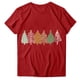 thumbnail image 2 of Puntoco Blusa de manga corta con estampado de moda para mujer, divertida camiseta de cuello redondo, 2 of 3