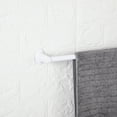 thumbnail image 5 of Mainstays Oval Style 24 inch Steel Wall Mount Towel Holder Bar, White Finish, 5 of 7