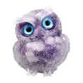 thumbnail image 2 of Owl Decor under $5! Yannianjz Crystal Owl Figurine, Resin Owl Statue, Home Desk Decor, Animal Ornament, Gift Owl Sculpture for Collection Office Bookshelf, 2 of 2