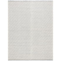 SAFAVIEH Vermont Thurstan Geometric Wool Area Rug, 9' x 12', Ivory/Blue