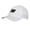 White, variant on Men's White 6-Panel Structured Performance Hat with Moisture-Wicking Fabric & Adjustable Velcro Closure