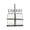 Clear B, variant on Glass Seasoning Bottles 2-Pack for Pepper and Cumin Sprinkling, Diamond-Cut Kitchen Shaker with Stainless Steel Lid, 3.74x1.97x4.8 Inch