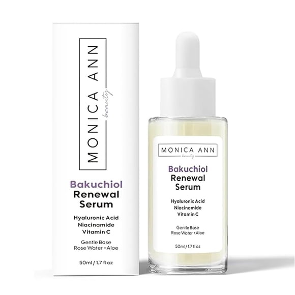 Sérum Renovador Bakuchiol con Ácido Hialurónico Niacinamida y Vitamina C 50ml