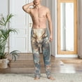 thumbnail image 3 of Cauagu Cool Cloud White Dragon Mens Pajama Pants Sleep & Lounge Pants,PJ Bottoms with Pockets-Small, 3 of 7