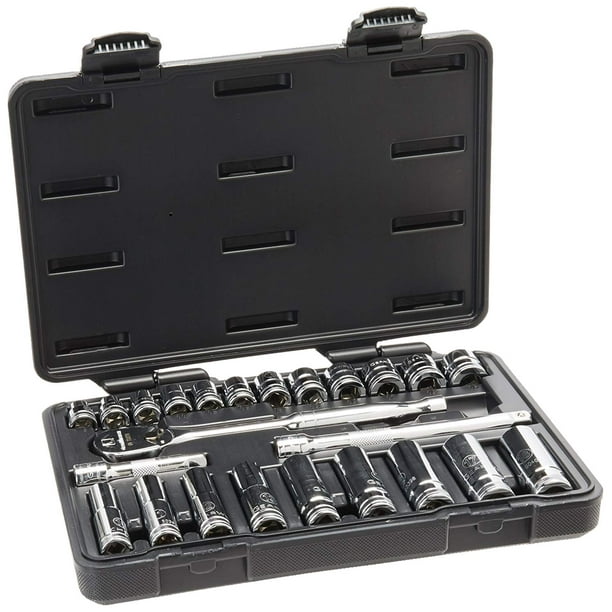 GearWrench 80559 24Piece 3/8Inch Drive Metric Socket Set (Standard