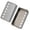 silver, variant on 50mm Metal Humbucker Pickup Cover for LP Style Electric Guitar Silver Black, Guitar Accessories