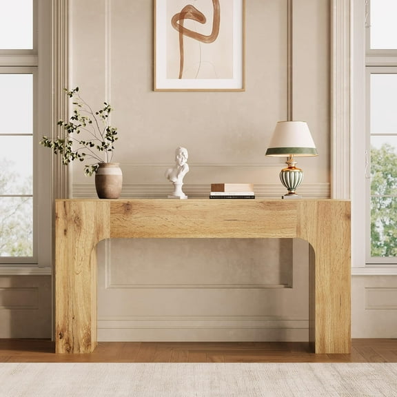 Farmhouse Wood Entryway Table,Narrow Console Tables Behind The Couch Sofa,Entrance Side Table for Hallway, Living Room,Foyer,Rustic