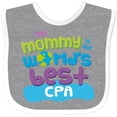thumbnail image 3 of Inktastic Cpa Mom Quote Boys or Girls Baby Bib, 3 of 4