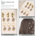 thumbnail image 2 of 6 Pcs Dreadlocks Hair Wraps Evil Eye Beads Clip Snake Braid Ring, 2 of 7