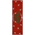 thumbnail image 2 of Addison Rugs Dream Shag Premium Machine Washable Transitional Wreath Ruby Runner Rug, 2'3" x 7'6", 2 of 8